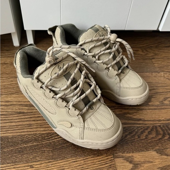 Es Skateboard Shoes The Muska (Vegan) Tan/Green - Picture 3 of 9